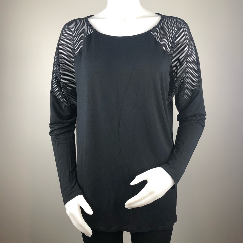 Champion mesh long sleeve workout top